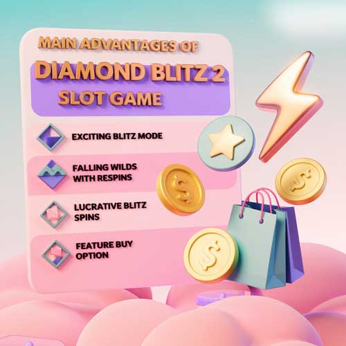 Diamond blitz 2 slot machine gameplay